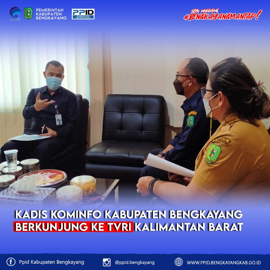 Kepala Dinas Kominfo Kabupaten Bengkayang Berkunjung ke TVRI Kalimantan Barat